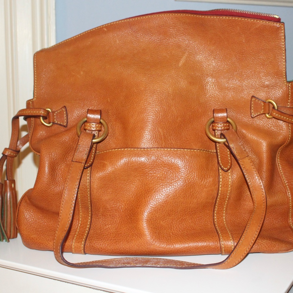 Dooney & Bourke Florentine Smith Bag in natural leather - Picture 4 of 15